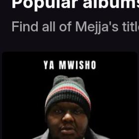 Ya Mwisho cover art